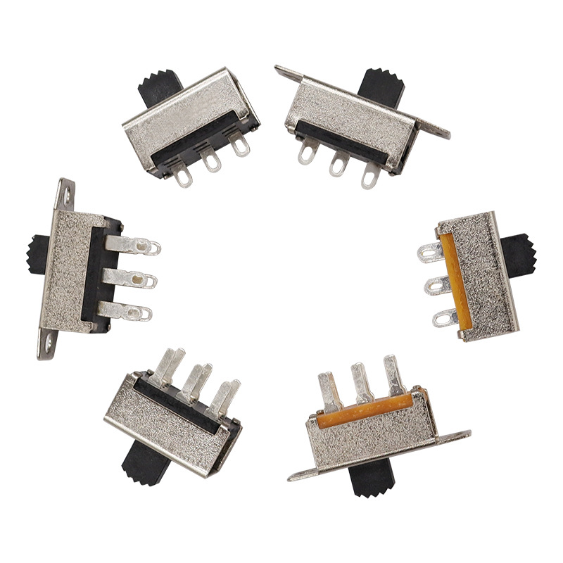 สลับสวิตช์ SS22G08 6-PIN 2P2 สวิตช์เลื่อนสำหรับแถบกระแสสูงของปืนสายไฟร้อน