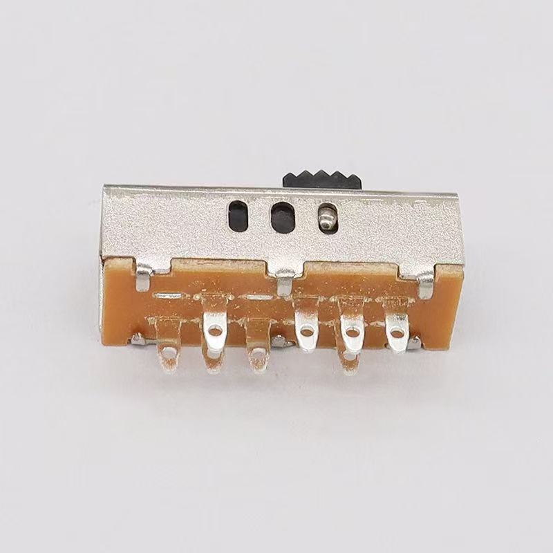 สวิตช์สไลด์ SS23F10 สาม-สวิตช์เลื่อนความเร็วสำหรับการปรับอุณหภูมิสีไฟ LED และสูง-มอเตอร์เป่าผมเร็ว