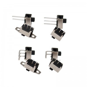 สวิตช์สไลด์ SS12E88 ดันด้านข้าง-ดึงเครื่องนวดด้วยไฟฟ้าเป็นหลาย ๆ-สวิตช์การทำงานที่มีการควบคุมความเร็วสูงและกระแสขนาดใหญ่